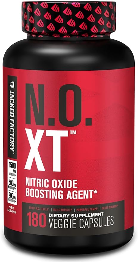 Jacked Factory N.O. XT Nitric Oxide 180 Veggie