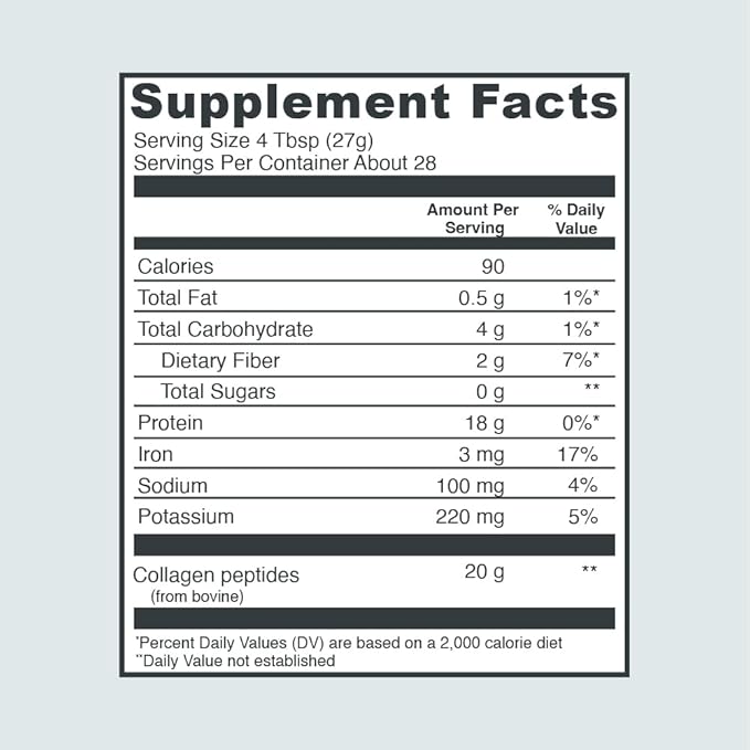 Vital Proteins Chocolate Collagen Powder Supplement 27g per 26.8 oz