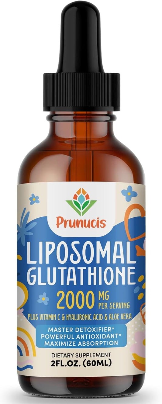 2000MG Liposomal Glutathione Liquid, 98% Absorption, 2 FL.OZ