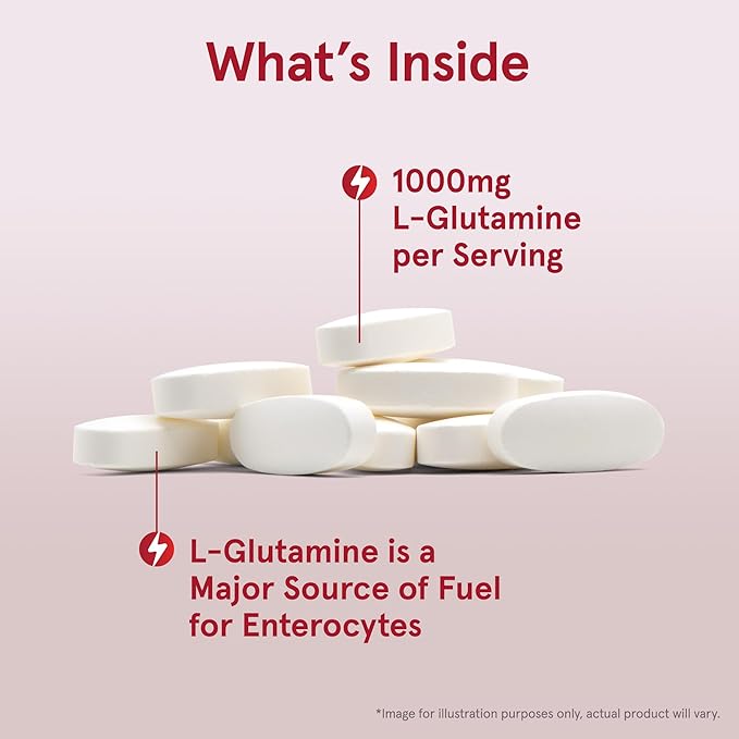 Jarrow Formulas L-Glutamine 1000 mg 100% L-Glutamine 100 Servings