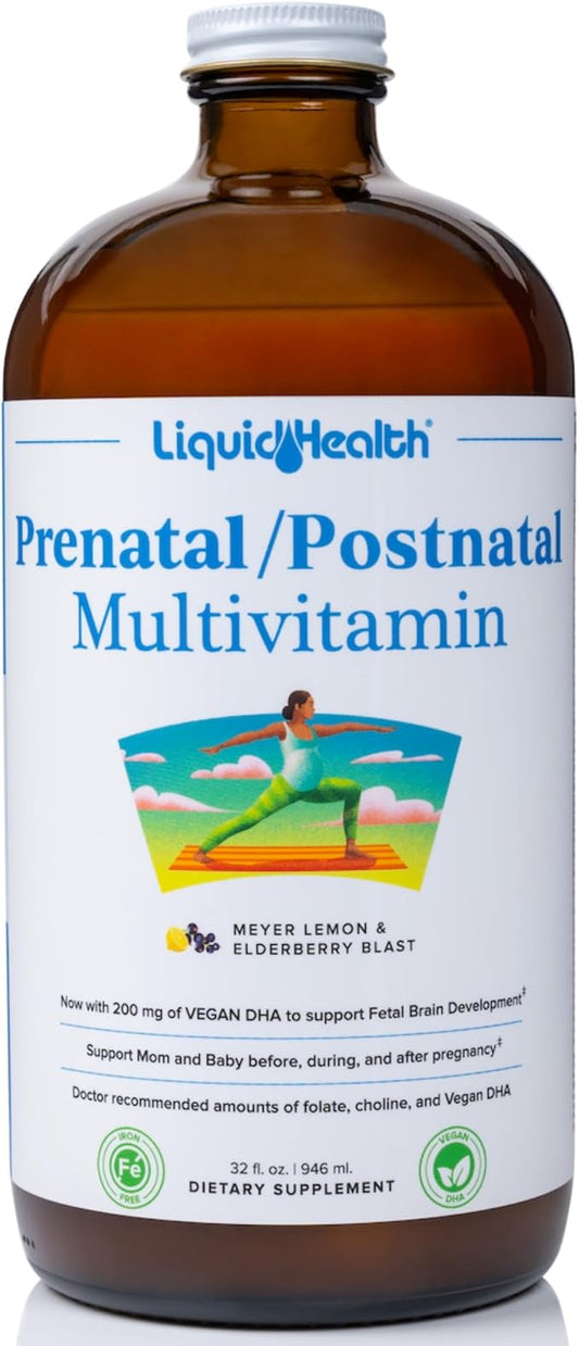 LIQUIDHEALTH Prenatal/Postnatal Multiple Liquid Women's Multivitamin (32 oz)