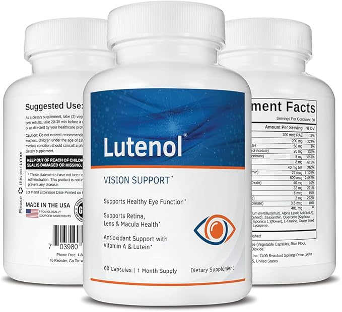 | Natural Vision Support Supplement 60 Capsules