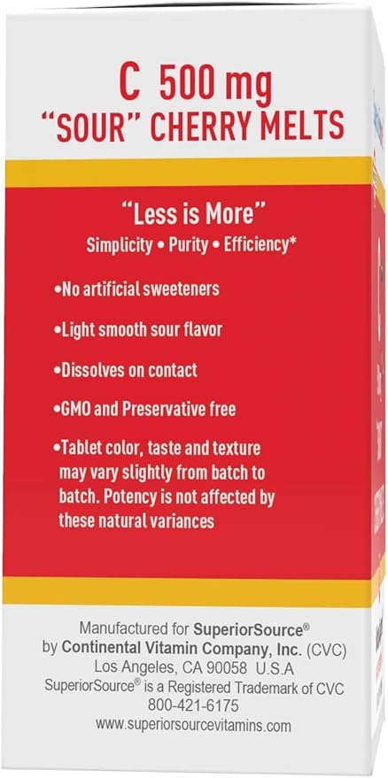 Superior Source Vitamin C 500 mg 90 Count