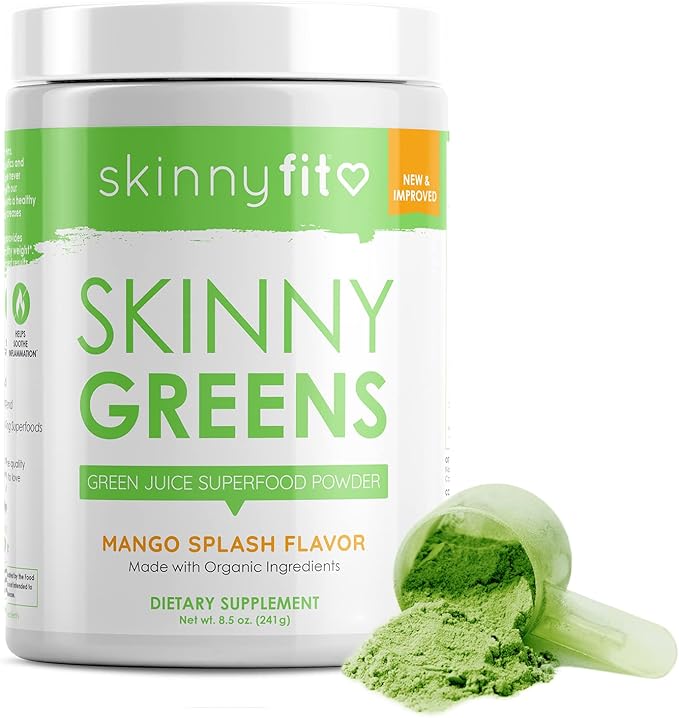 SkinnyFit Mango Splash Skinny Greens, Green 30 Servings