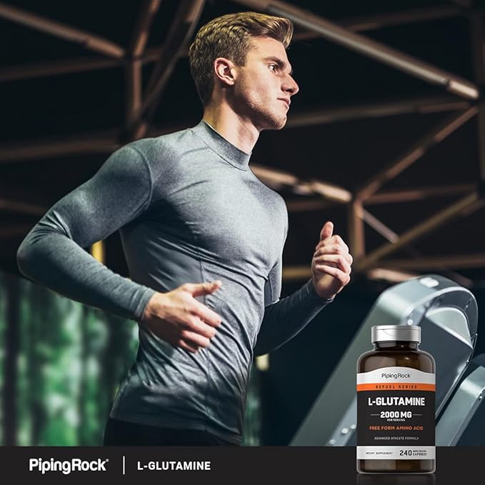 Piping Rock L Glutamine Capsules 2000 mg 240 Count