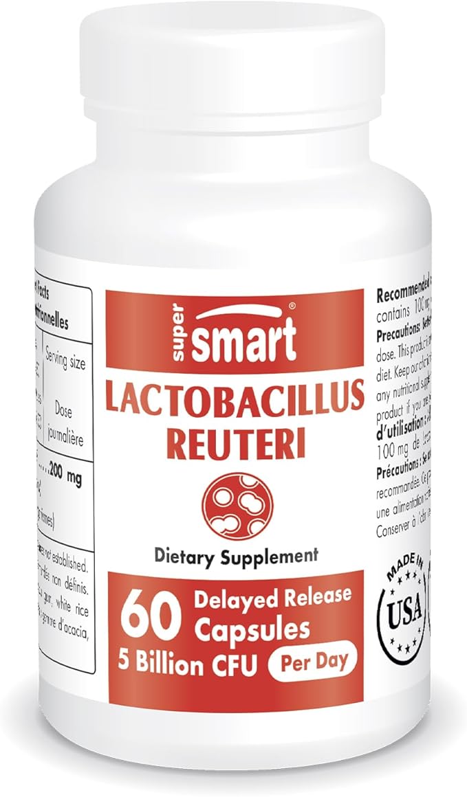 Supersmart - Lactobacillus Reuteri 5 Billion 60 DR
