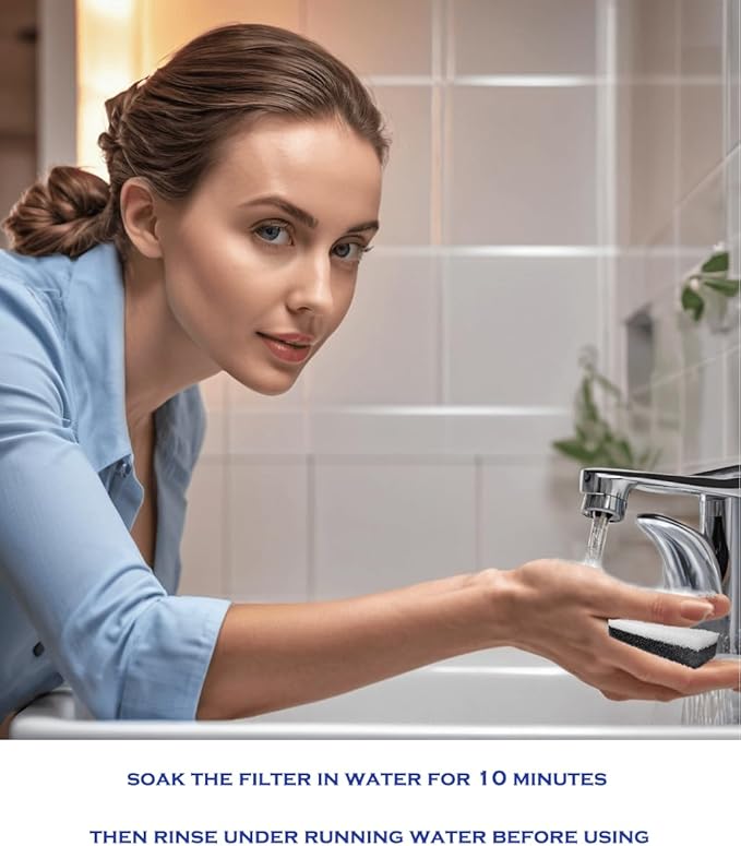 12X Replacement Premium Water Filter Compatible with NPET WF020 Water Fountain. Rectangular-Shaped, Washable Pet Fountain Filters with Triple Filtration System