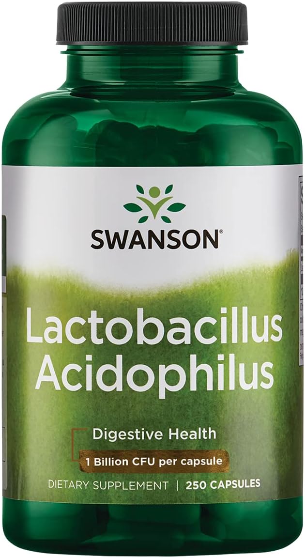 Swanson Lactobacillus Acidophilus 1 Billion (250 Capsules)