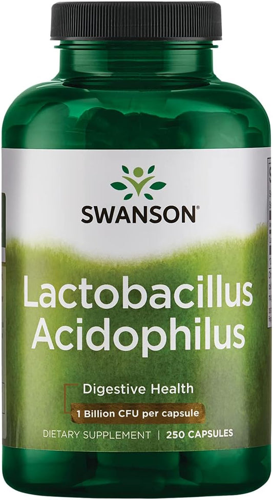 Swanson Lactobacillus Acidophilus 1 Billion (250 Capsules)