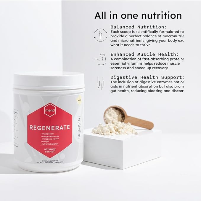 MEND Regenerate, Post Workout Recovery, Immune 20 Servings