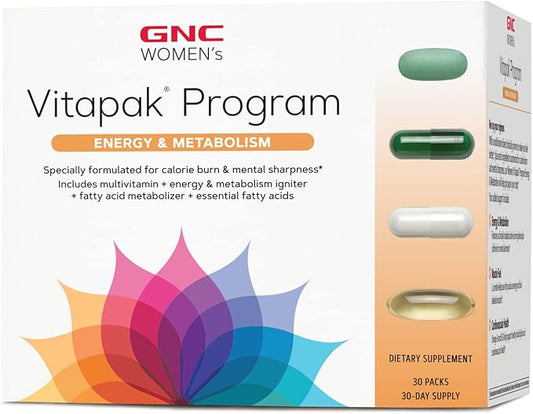 GNC Women's Energy & Metabolism Vitapak 30 Count