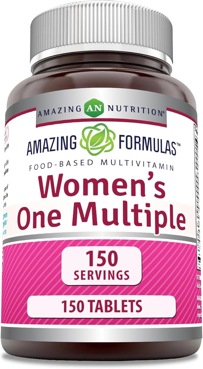 Amazing Formulas Multivitamin Food Based Tablets 25 Million 150 Count)