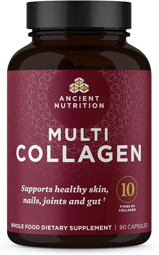 Collagen Peptides Pills by Ancient Nutrition, 90 Capsules