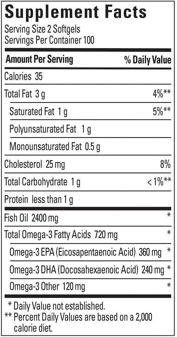 2 x 200Pk Nature Made Fish 1200 mg 3
