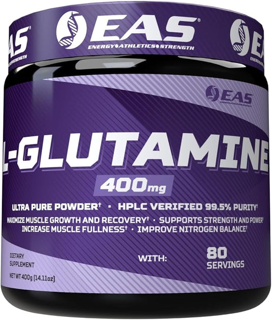 L-Glutamine Powder | 99.5% Purity AjiPure 400mg, 80 80 Servings