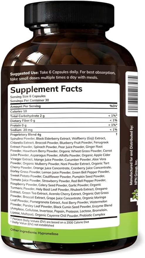 Texas SuperFood - Original Superfood Capsules, 180 Capsules (2-Pack)
