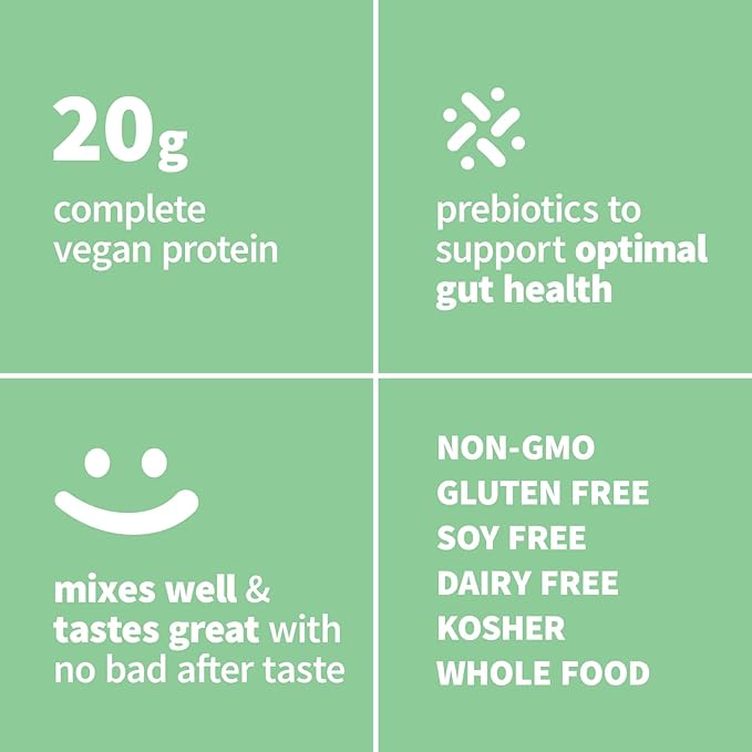 Sprout Living Epic Protein, Plant Based 20 Grams (1 Pound, 12 Servings)