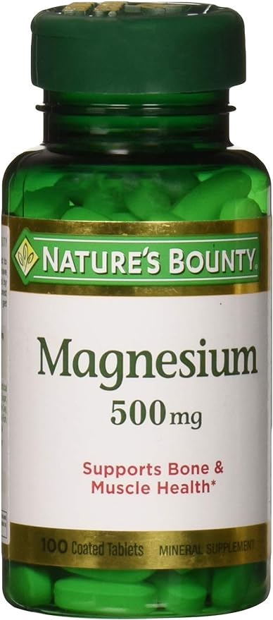 Nature's Bounty Magnesium 500 mg Tablets 100 ea