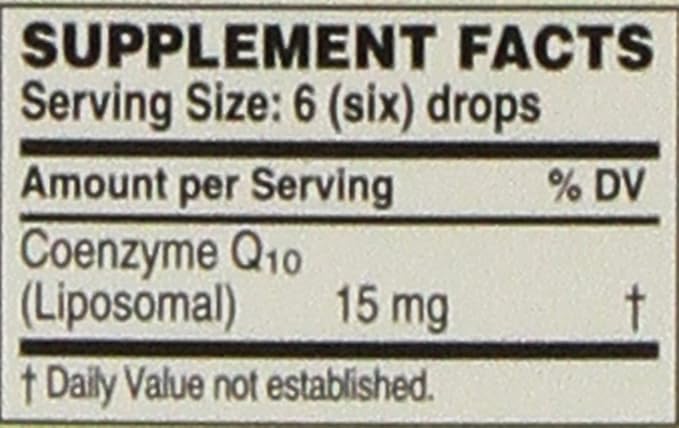 Liquid Q® LiQsorb® Liposomal CoQ10 Drops 30ml