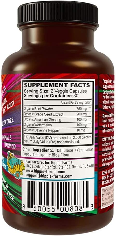 Beet Root Capsules 60 Count