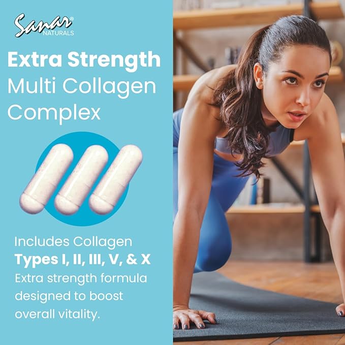 Sanar Naturals Collagen Pills Multi Complex 150 Capsules