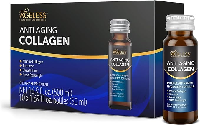 Ageless Anti Aging Collagen Liquid 50 ml (30 Count)