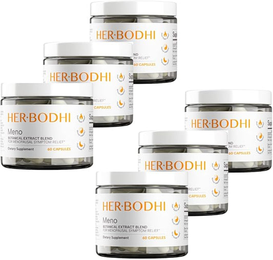 Meno- Menopause Hormonal Balance for Women, Estrogen Soy Isoflavones Menopause Supplement for Women, Ashwagandha, Black Cohosh Hot Flashes Menopause Relief, Night Sweats Relief 360Caps