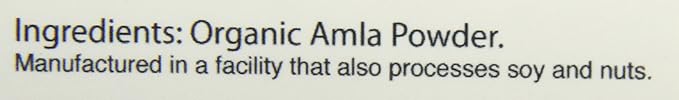 Organic Amla Powder 12 oz, 30