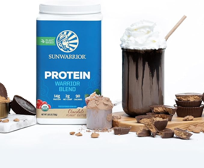 Sunwarrior Vegan Protein Powder Organic Plant-based Protein 30 Servings