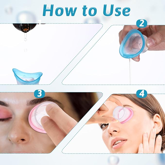 6Pcs Eye Wash Cup, Eye Cups