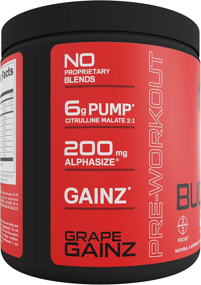 Bucked Up Pre Workout 6 Grams 2 Grams 3 Other