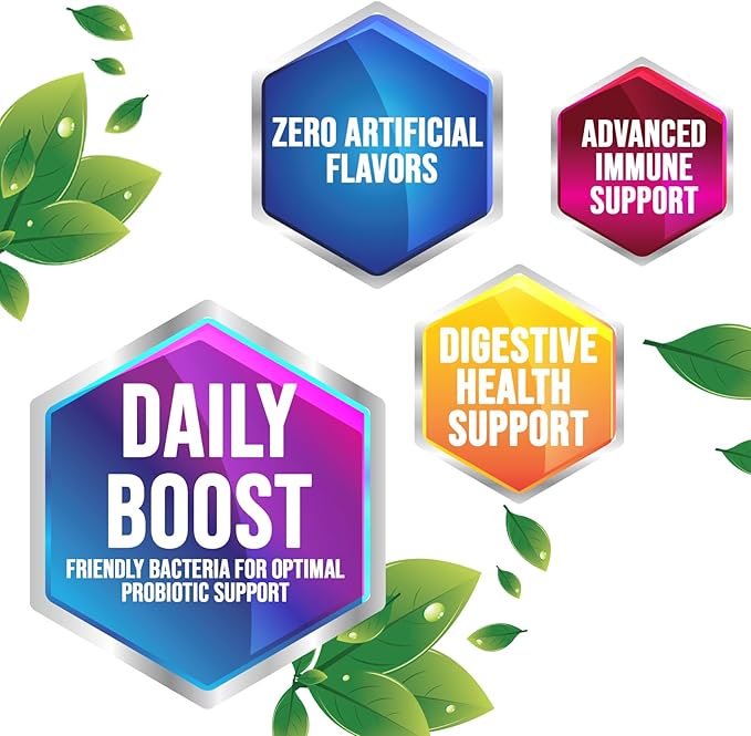 Daily Probiotic and Prebiotic Supplement 60 10 Diverse 120 Capsules