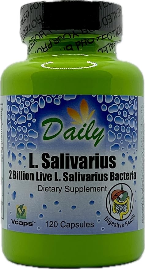 Daily Manufacturing L-Salivarius (Probiotic) 120 Delayed-Release Capsules
