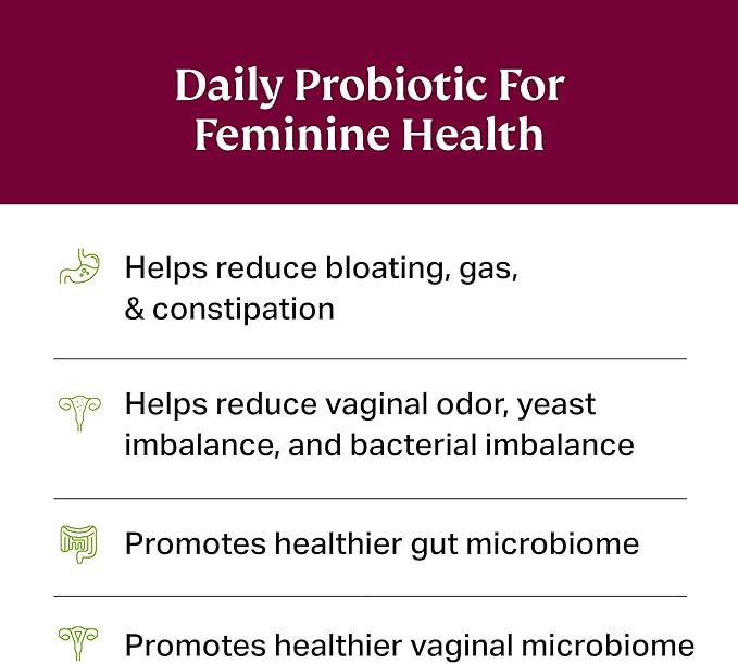 Essential Gluten-Free Probiotics for Women 50 Billion