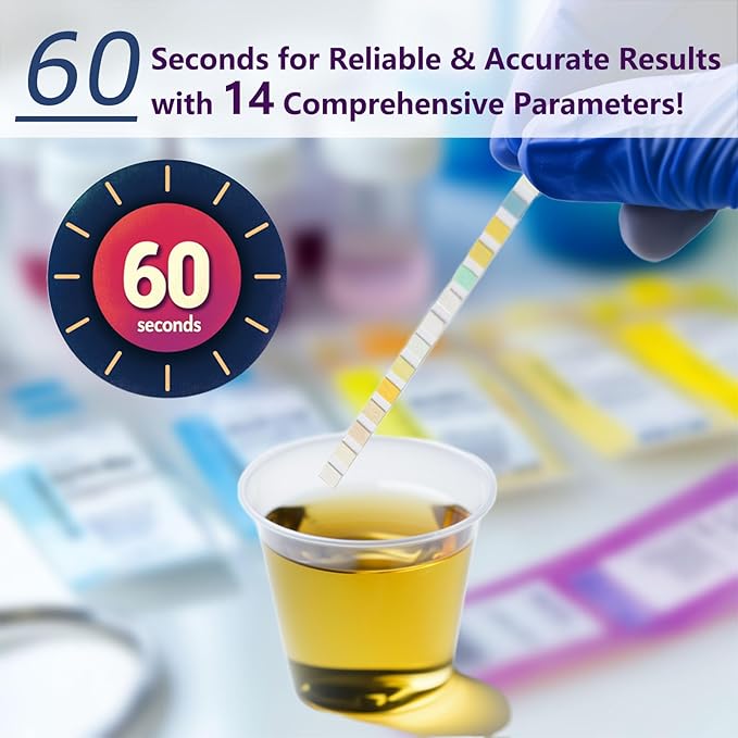 14-Panel Urine Test Strips 150ct, Comprehensive