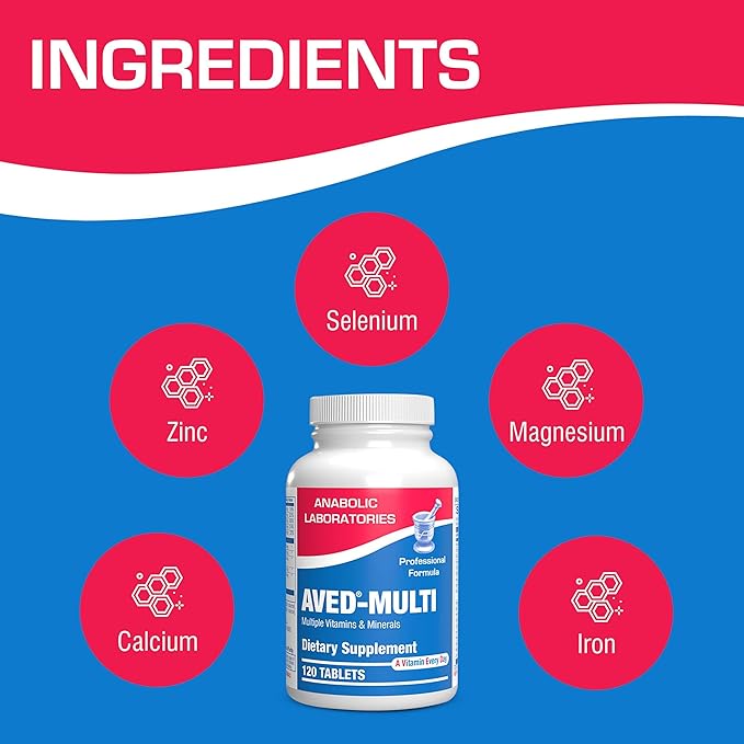 Daily Multivitamin for Men and Women 120 AVED