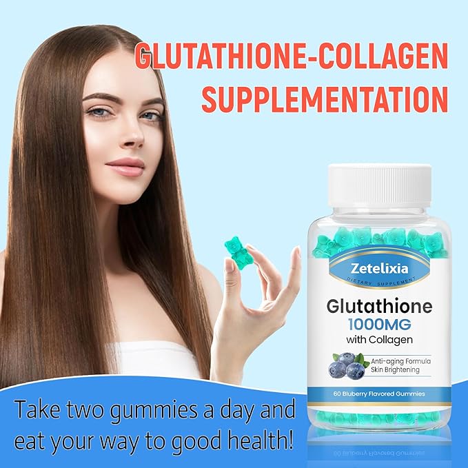 Glutathione Collagen Gummies, Collagen Gummies 60 Count