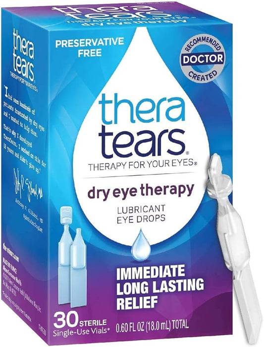 TheraTears Dry Eye Therapy Lubricating Eye 30 Single-Use