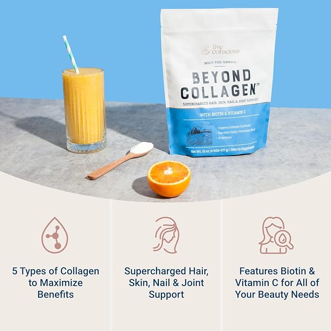 Live Conscious Beyond Collagen Multi Collagen 41 Servings