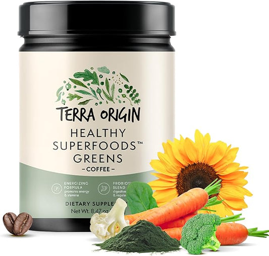 TERRA ORIGIN Superfoods Greens Immune Defense 30 Servings
