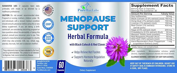 Menopause Support for Women 60 Capsules