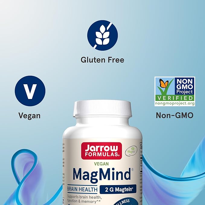 Jarrow Formulas MagMind Brain Health 90 Capsules, 30 Day