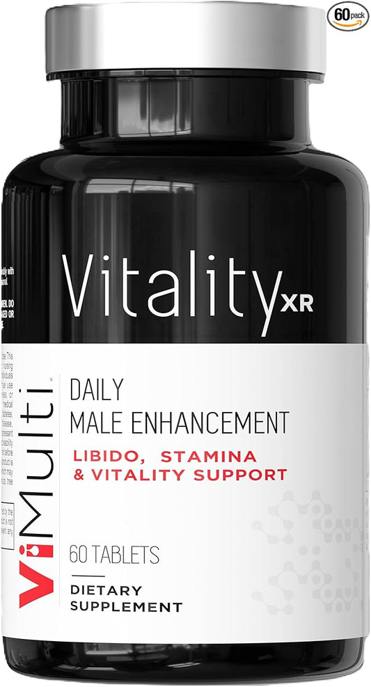 Male Vitality XR (Extended Release) Premium Men’s Health Supplement - Supports Energy, Stamina, Muscle Recovery, Hormonal Balance, and Overall Vitality with Natural Ingredients - 60 Capsules