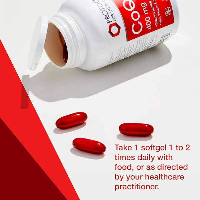 Protocol CoQ10 400mg with Vitamin E 60 Softgels