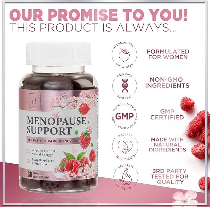 Menopause Support Supplement for Women 60 Gummies