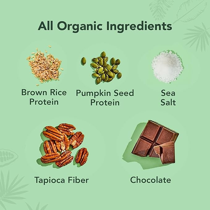 ALOHA Organic Plant Based Protein Bar MINIS |Caramel Chocolate Pecan | 20 Count, 24g Bars | Vegan, Low Sugar, Gluten Free, Low Carb, Non-GMO, Stevia Free, Soy Free, No Sugar Alcohols