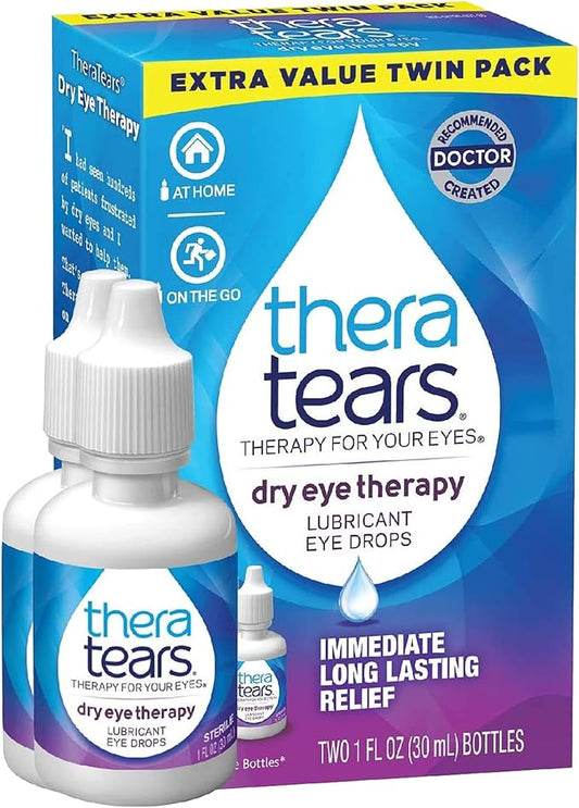 TheraTears Dry Eye Therapy Lubricating Eye 1 fl (2 x 30mL Bottles)