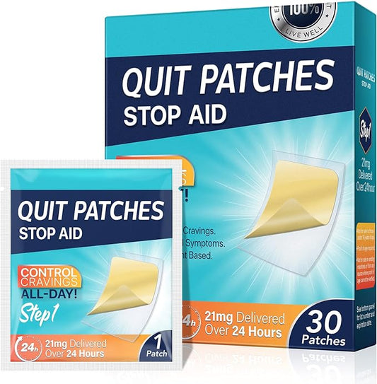 21 mg Step 1 Patches, Stop 30 Patches