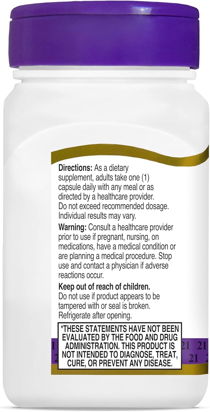21st Century Acidophilus Capsules, 100 Count (21339)