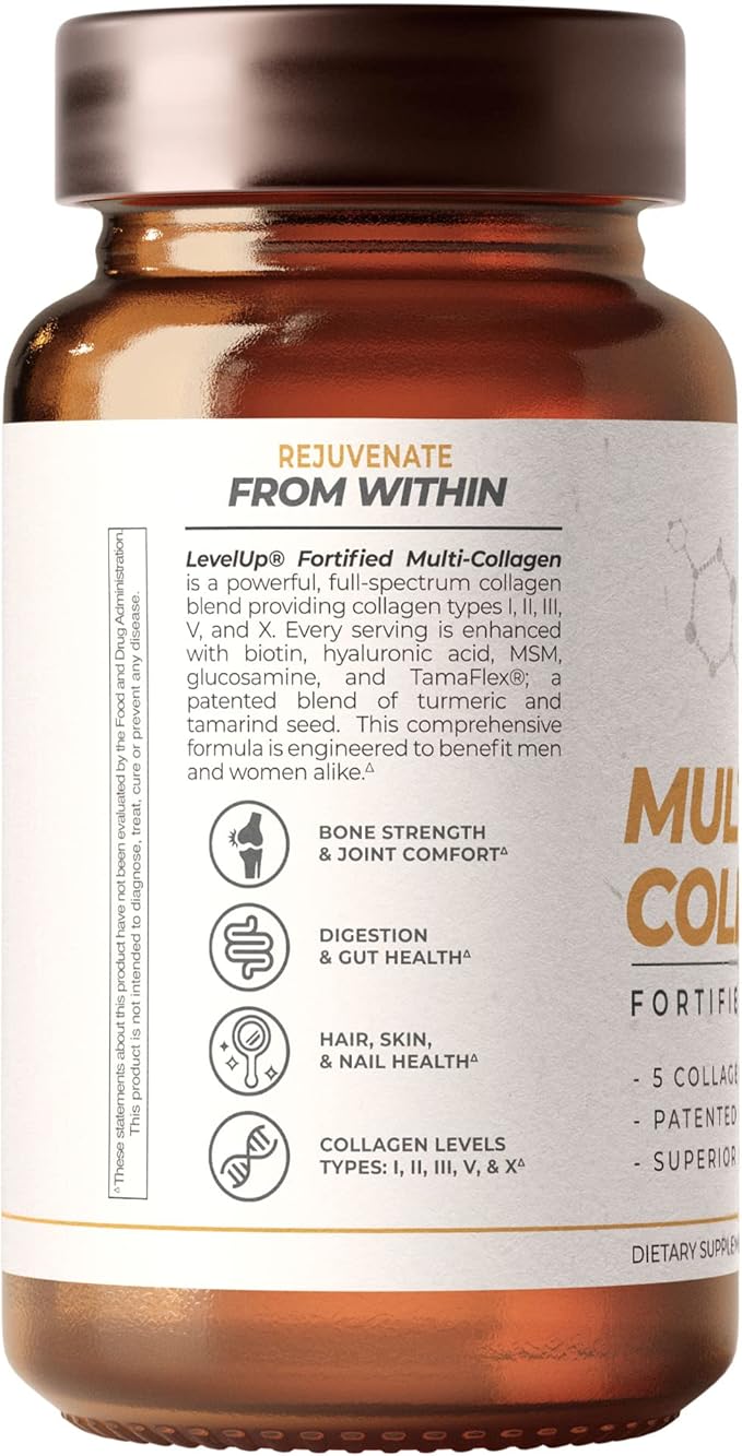 Multi Collagen Capsules: Fortified with TamaFlex®,